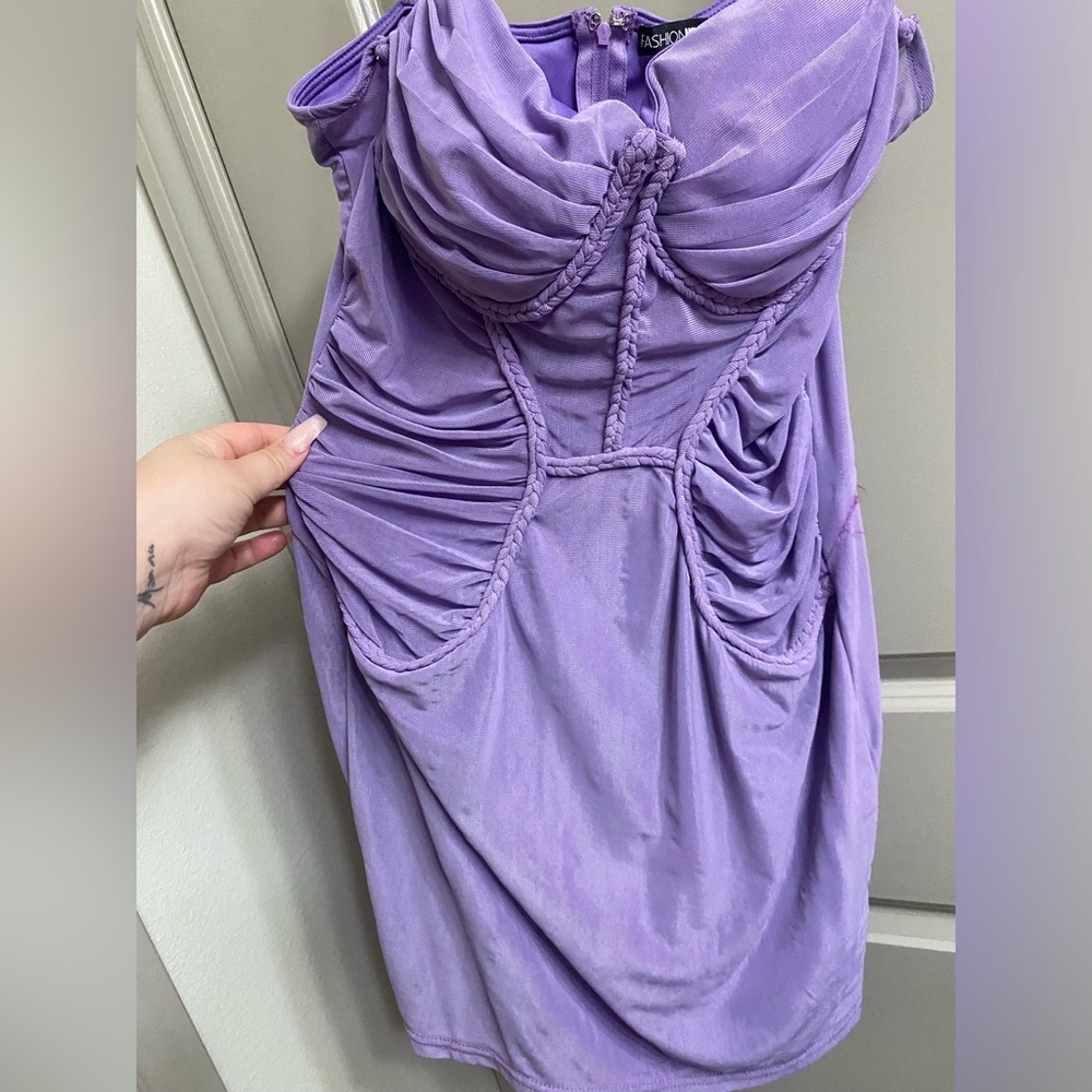 Lilac Fashionnova Dress